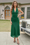 Wenrine Womens Dark Green Backless Formal Cocktail Maxi Dress
