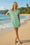 Wenrine Womens Green Casual Knitted Mini Dress