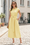Wenrine Womens Light Yellow Button Collared Shirt Dress
