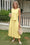 Wenrine Womens Light Yellow Casual Sleeveless 2 Piece Skirt Sets