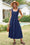 Wenrine Womens Navy Sundress Summer Maxi Dress