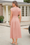 Wenrine Womens Pink Button Collared Shirt Dress