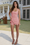 Wenrine Womens Pink Athletic Sleeveless Mini Dress