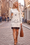 Wenrine Womens Apricot Lace Hem Sweater Dress