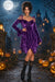 Wenrine Womens Violet Renaissance Fairy Dress